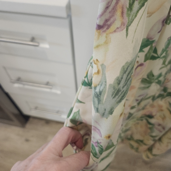 MELLODAY Pocked Puff Sleeved Midi Dress - Picture 8 of 9